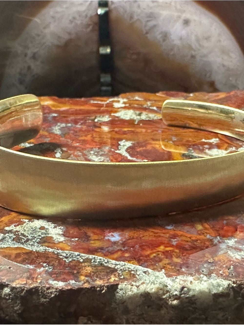 Kendra scott hammered gold bracket cuff